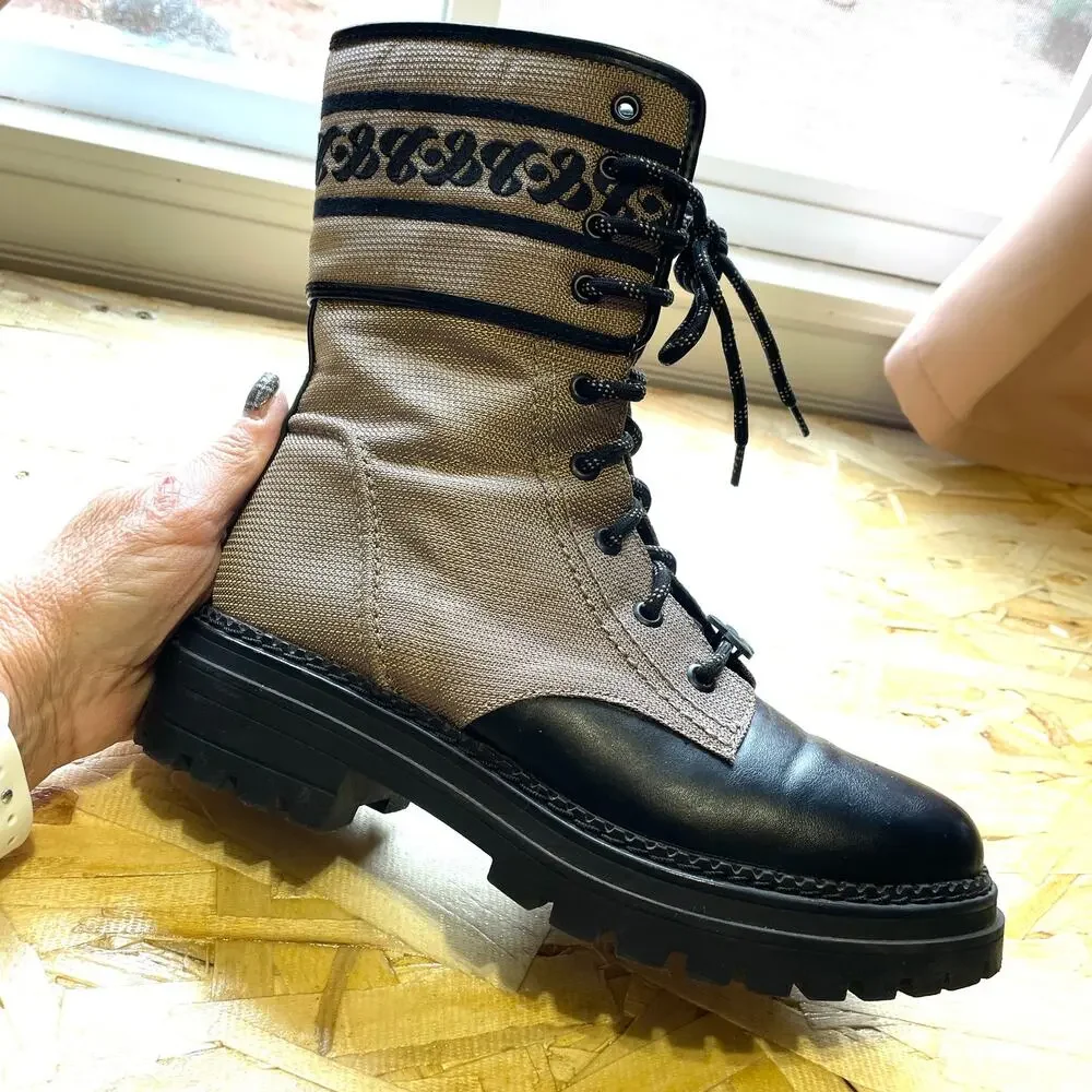 Sam & Libby Stella Embroidered Combat Boot